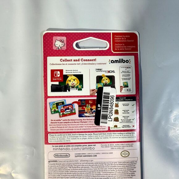 NEW Authentic SANRIO‎ Animal Crossing Amiibo 6 Card Pack Collaboration Target - Picture 3 of 4